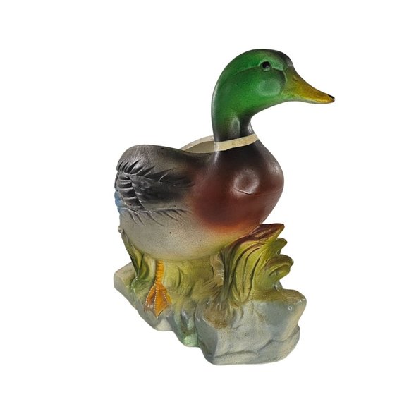 Vintage Inarco Japan Mallard Duck Planter E905 *Chip* - Picture 4 of 14